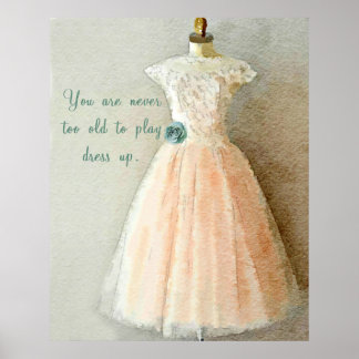 Playing Dress Up Poster