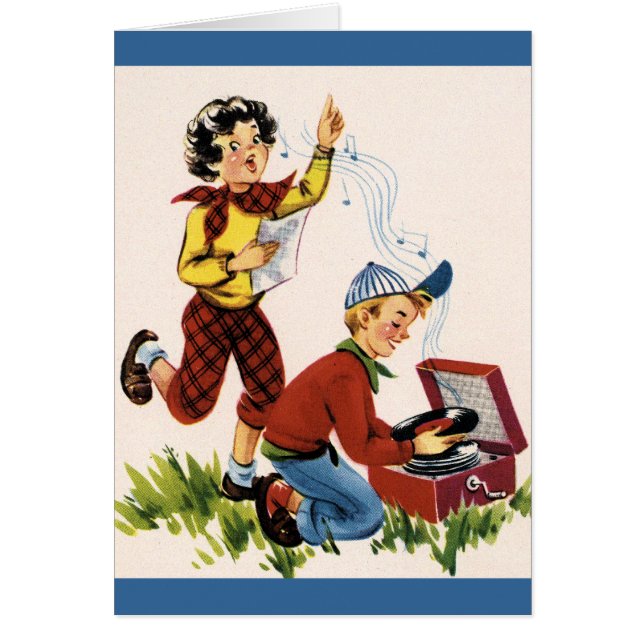 Playing Fifties Records (Front)