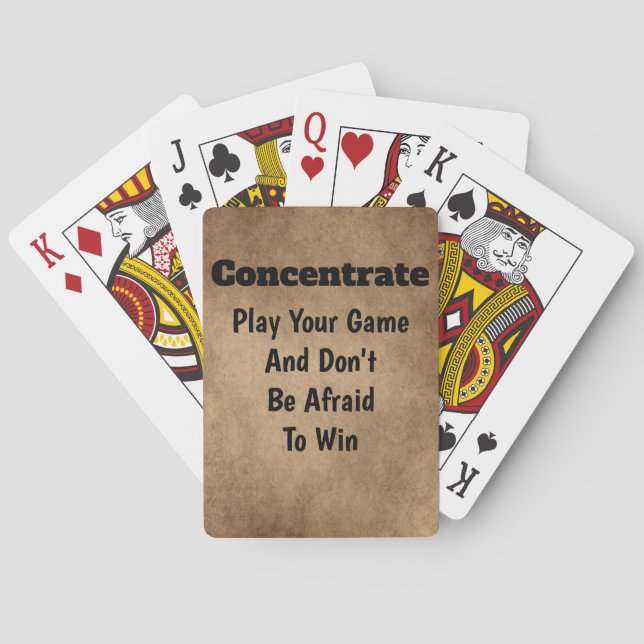 Playing Game Quote  Cards (Back)