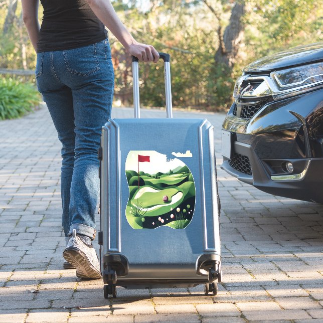 Playing Golf Field (Suitcase Insitu)