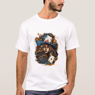 playing Gothic Card Games T-Shirt