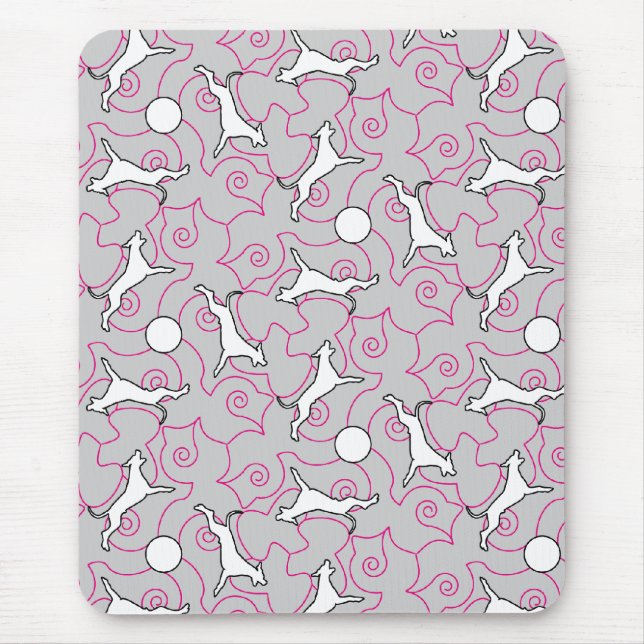 Playing Great Danes Mouse Pad (Front)