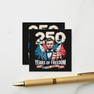  Playing Guitar 250 Years Enclosure Card