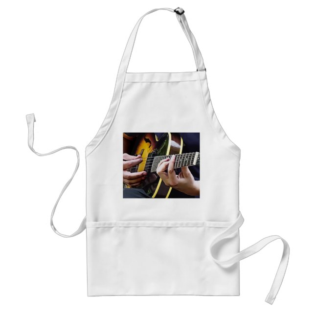 Playing Guitar Standard Apron (Front)