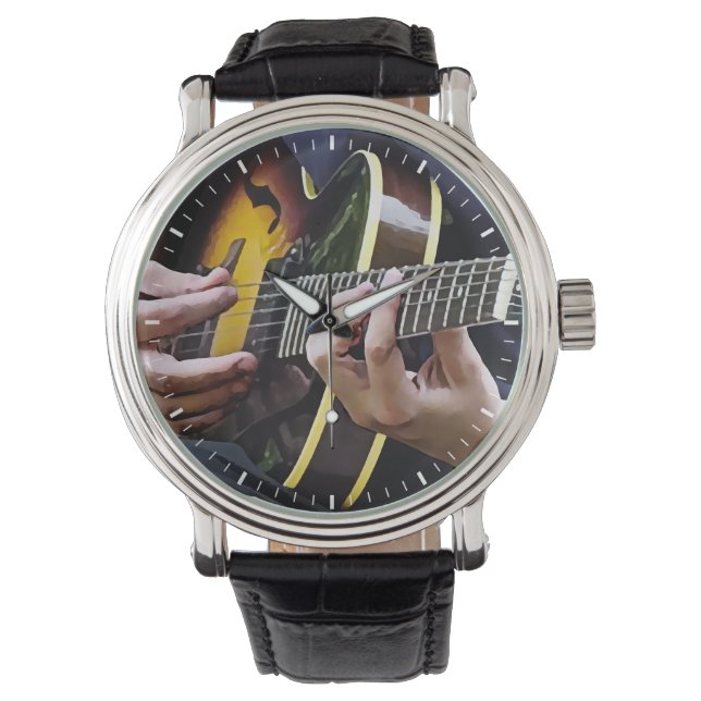 Playing Guitar Watch (Front)