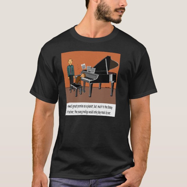 Playing Music By Ear T-Shirt (Front)