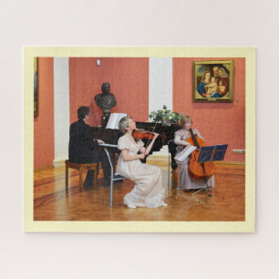 Playing music jigsaw puzzle
