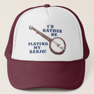 Playing My Banjo Trucker Hat