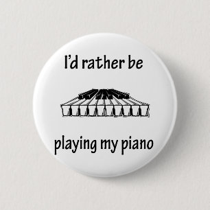 Playing My Piano 2 Inch Round Button