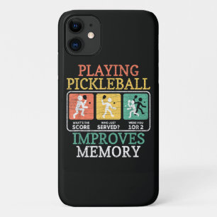 Playing Pickleball Improves Memory iPhone 11 Case