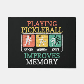 Playing Pickleball Improves Memory  Doormat