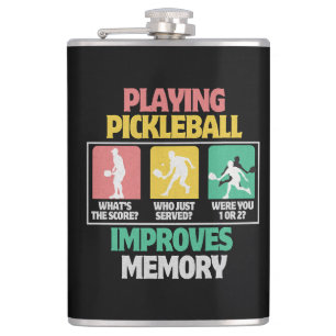 Playing Pickleball Improves Memory Hip Flask