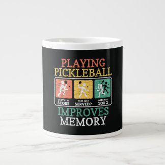 Playing Pickleball Improves Memory  Large Coffee Mug