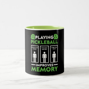 Playing Pickleball Improves Memory Two-Tone Coffee Mug