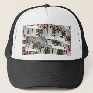 Playing Poker Queens Design, Trucker Hat
