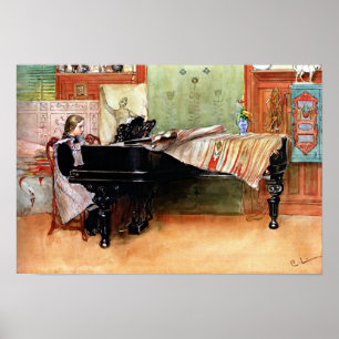 Playing Scales, fine art, Poster