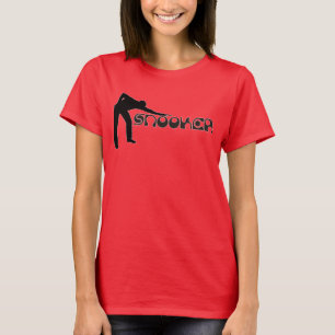 PLAYING SNOOKER modern font + your ideas T-Shirt