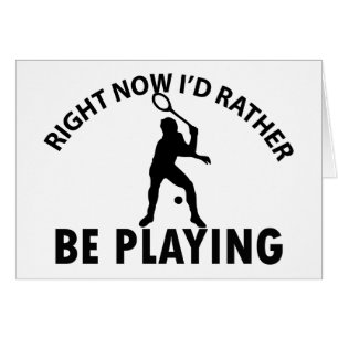 Playing squash