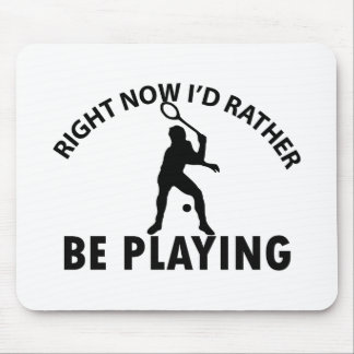 Playing  squash mouse pad