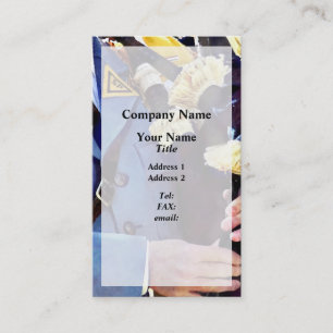 Playing the Bagpipe Business Card