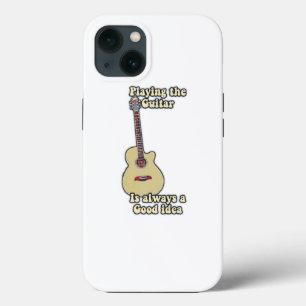 Playing the guitar is always a good idea. iPhone 13 case
