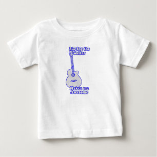 Playing the guitar makes me awesome. vintage blue baby T-Shirt