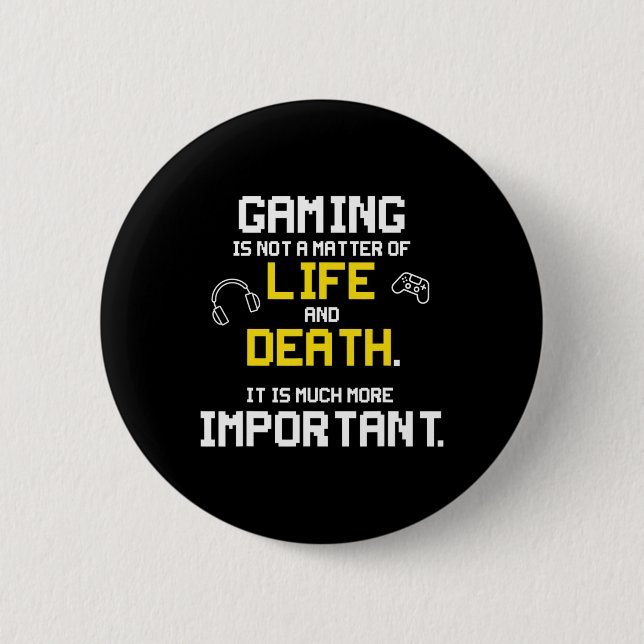 Playing Video Games Fun PC Console Gamer Geek  2 Inch Round Button (Front)