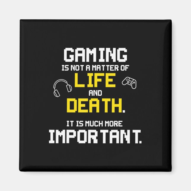 Playing Video Games Fun PC Console Gamer Geek  Magnet (Front)