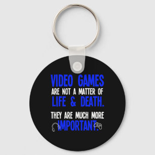 Playing Video Games Funny Pc Console Gamer Geek  Keychain
