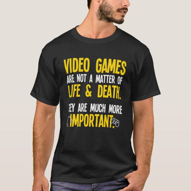 Playing Video Games  PC Console Gamer Geek  1 T-Shirt (Front)