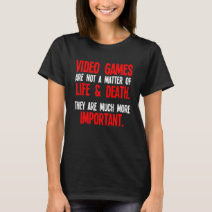 Playing Video Games  PC Console Gamer Geek T-Shirt