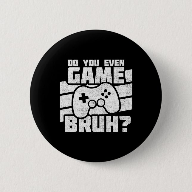 Playing Video Games - Pc Console Gaming - Funny Vi 2 Inch Round Button (Front)