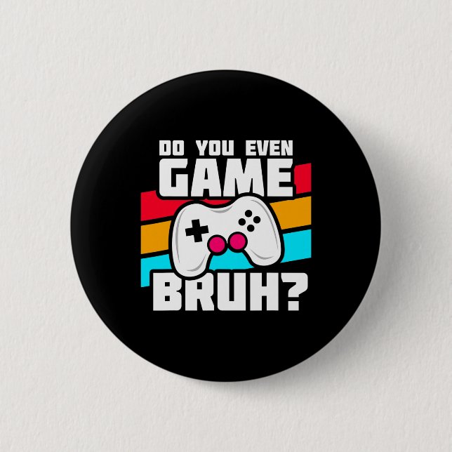Playing Video Games - Pc Console Gaming - Funny Vi 2 Inch Round Button (Front)