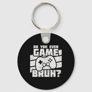 Playing Video Games - Pc Console Gaming - Funny Vi Keychain