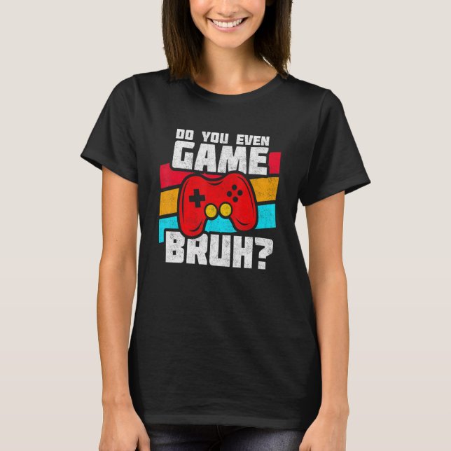 Playing Video Games - PC Console Gaming - Funny Vi T-Shirt (Front)