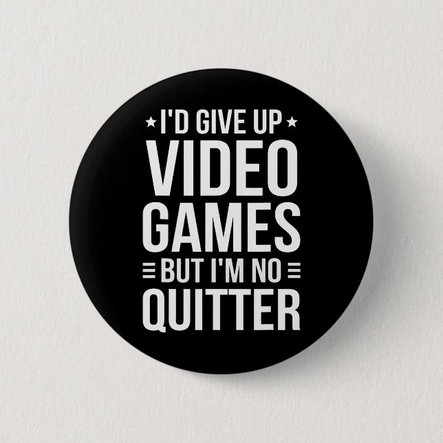 Playing Video Games - Video Gamer Meme - Funny Vid 2 Inch Round Button (Front)