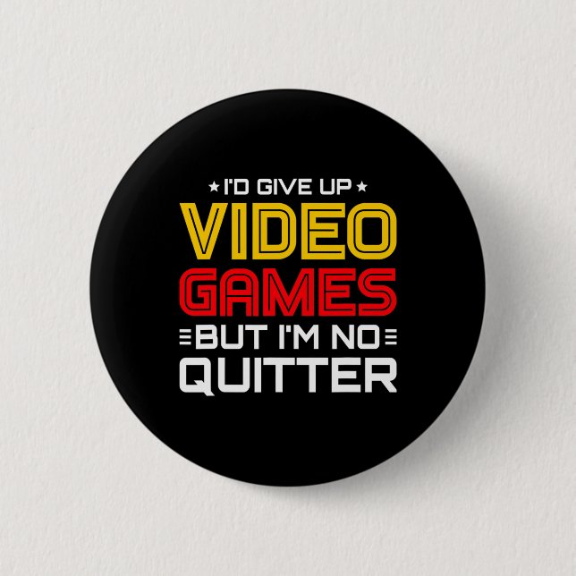 Playing Video Games - Video Gamer Meme - Funny Vid 2 Inch Round Button (Front)