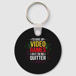 Playing Video Games - Video Gamer Meme - Funny Vid Keychain