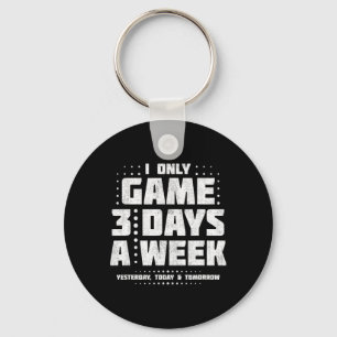 Playing Video Games - Video Gamer Meme - Funny Vid Keychain