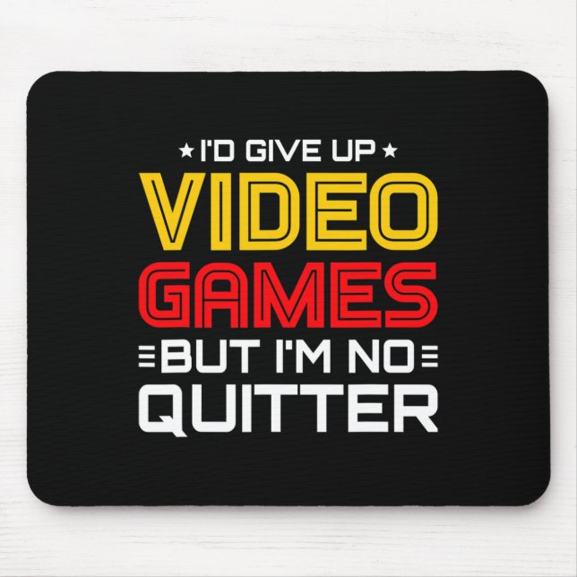 Playing Video Games - Video Gamer Meme - Funny Vid Mouse Pad (Front)
