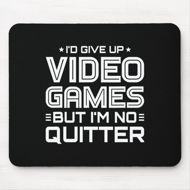 Playing Video Games - Video Gamer Meme - Funny Vid Mouse Pad (Front)