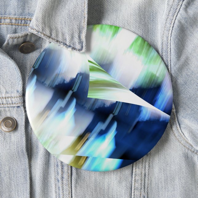 Playing with colours 6 inch round button (In Situ)