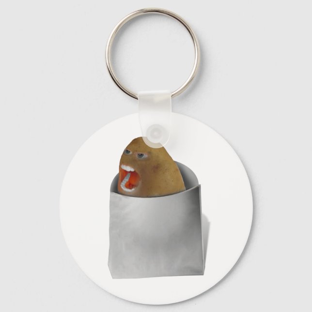 Playing With Potatoes - The Screamer Keychain (Front)