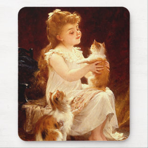 Playing with the Kitten Mouse Pad