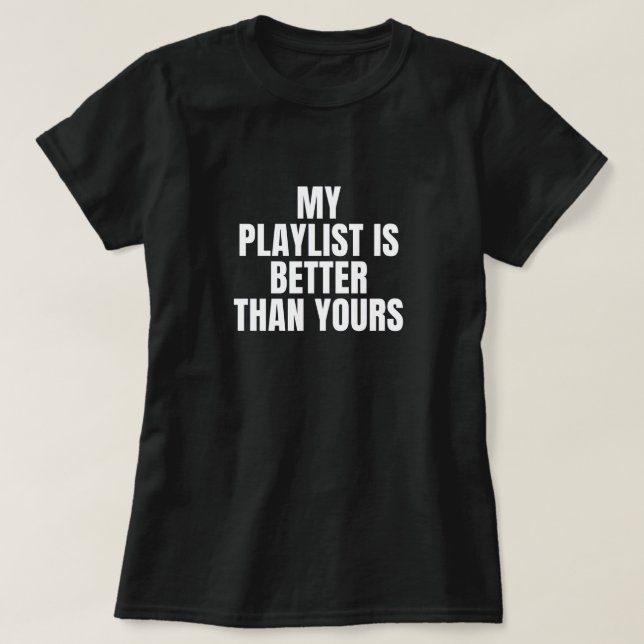 Playlist Women's T-Shirt (Design Front)