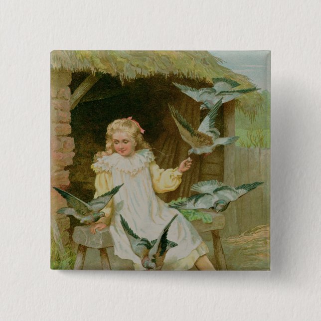 Playmates 2 Inch Square Button (Front)