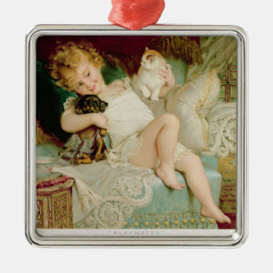 Playmates, from the Pears Annual, 1903 Metal Ornament