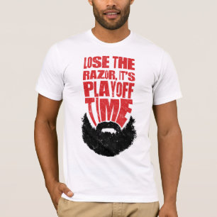 Playoff Beard Hockey Shirsey, Name & Number T-Shirt