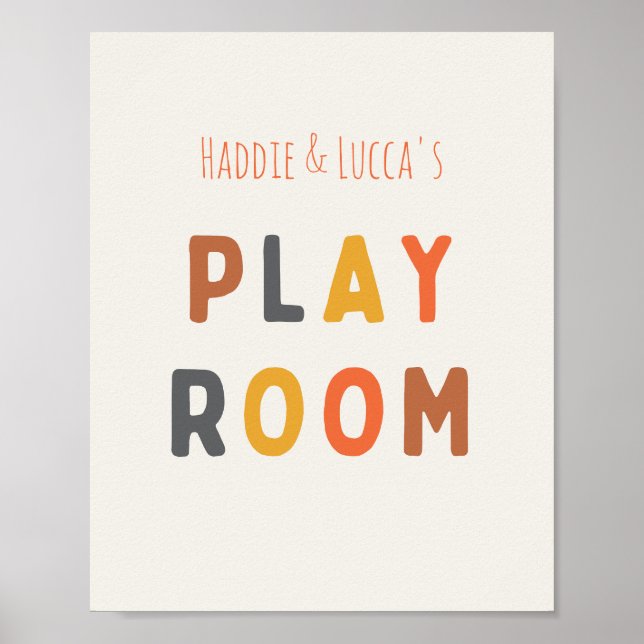 playroom Custom personalized Poster & Prints (Front)