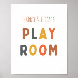 playroom Custom personalized Poster & Prints